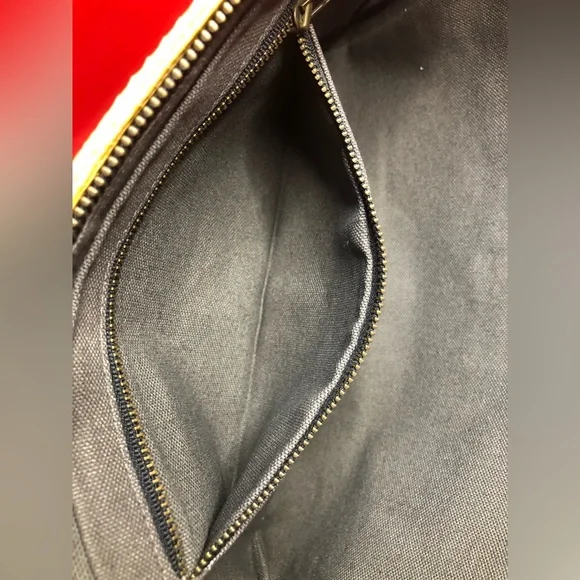 Beirn Real Snakeskin Yellow Clutch Pouch Near-Vintage - Picture 12 of 14